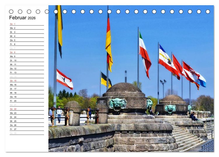 Produktbild: Der Koblenz Kalender (Tischkalender 2026 DIN A5 quer), CALVENDO Monatskalender
