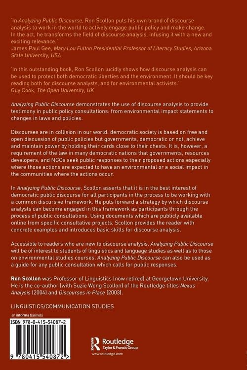 Produktbild: Analyzing Public Discourse