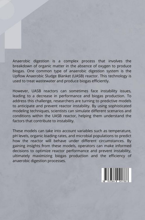 Produktbild: Anaerobic Digestion Foresight: Using Models to Predict UASB Reactor Instability