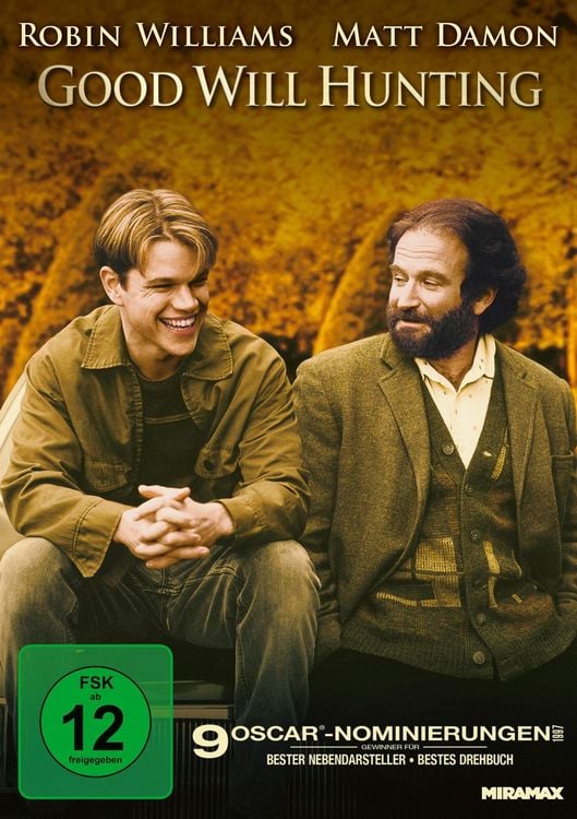 Good Will Hunting von Gus Van Sant Robin Williams Matt Damon Ben Affleck Minnie Driver Cole Hauser mit Robin Williams Matt Damon Ben Affleck Minnie Driver Cole Hauser. Filme Orell Fussli