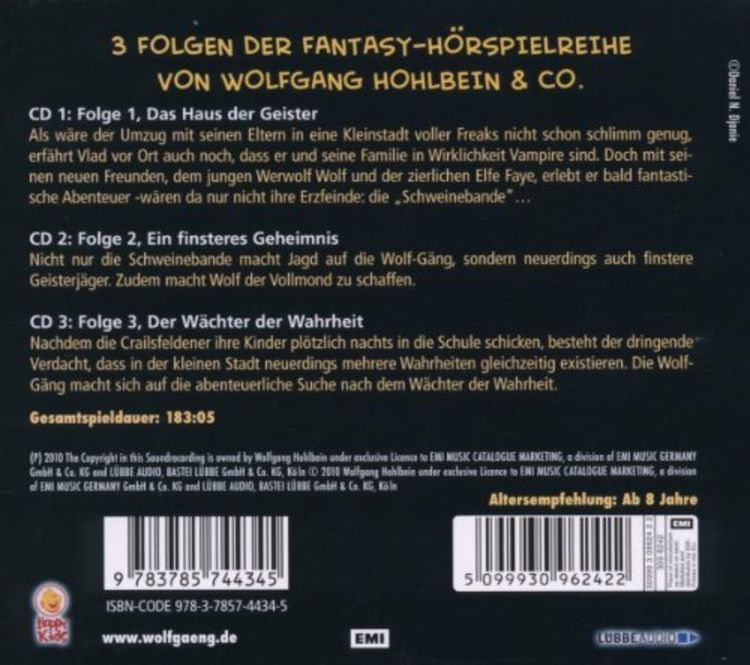 Produktbild: Die Wolf-G&auml;ng Box 1 (folge 1-3)