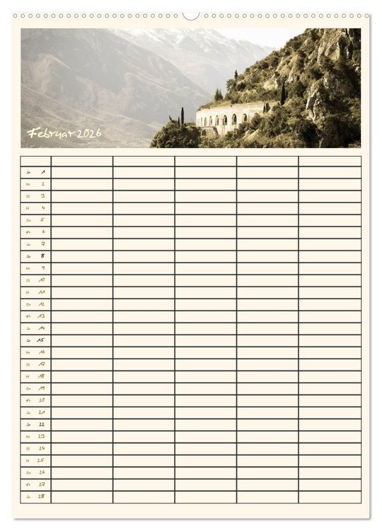 Produktbild: Der Gardasee im Norden - Familienplaner 2026 (hochwertiger Premium Wandkalender 2026 DIN A2 hoch), Kunstdruck in Hochglanz