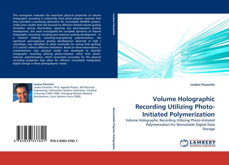 Produktbild: Volume Holographic Recording Utilizing Photo-Initiated Polymerization