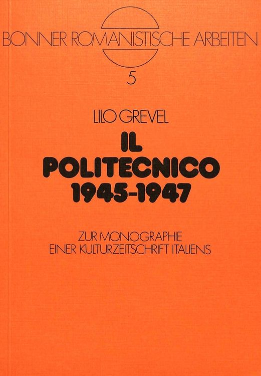 Produktbild: Il politecnico 1945-1947