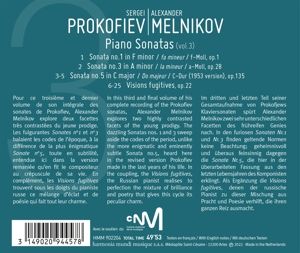 Produktbild: Prokofiev: Piano Sonatas Nos. 1,3 & 5,Visions fu