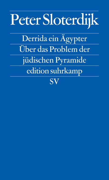 Produktbild: Derrida ein &Auml;gypter