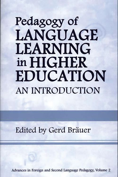 Produktbild: Pedagogy of Language Learning in Higher Education