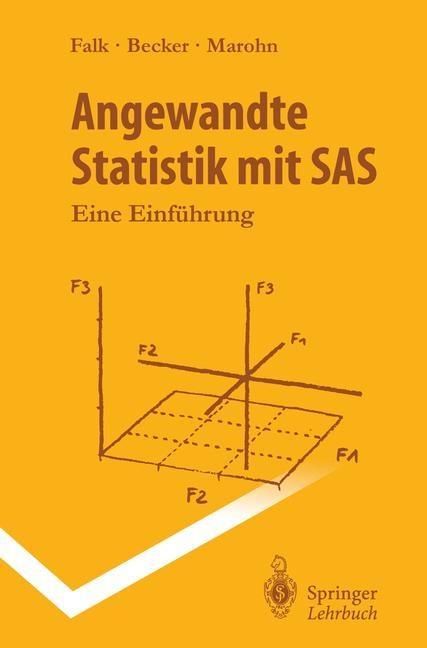Produktbild: Angewandte Statistik mit SAS