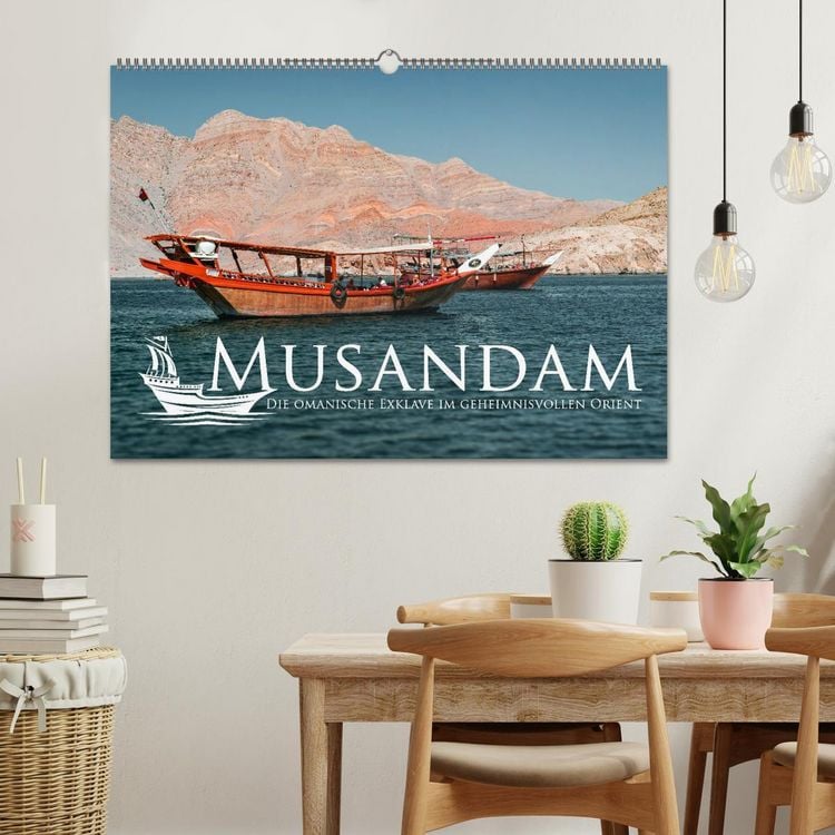 Produktbild: Musandam - Die omanische Exklave im geheimnisvollen Orient (Wandkalender 2026 DIN A2 quer), CALVENDO Monatskalender