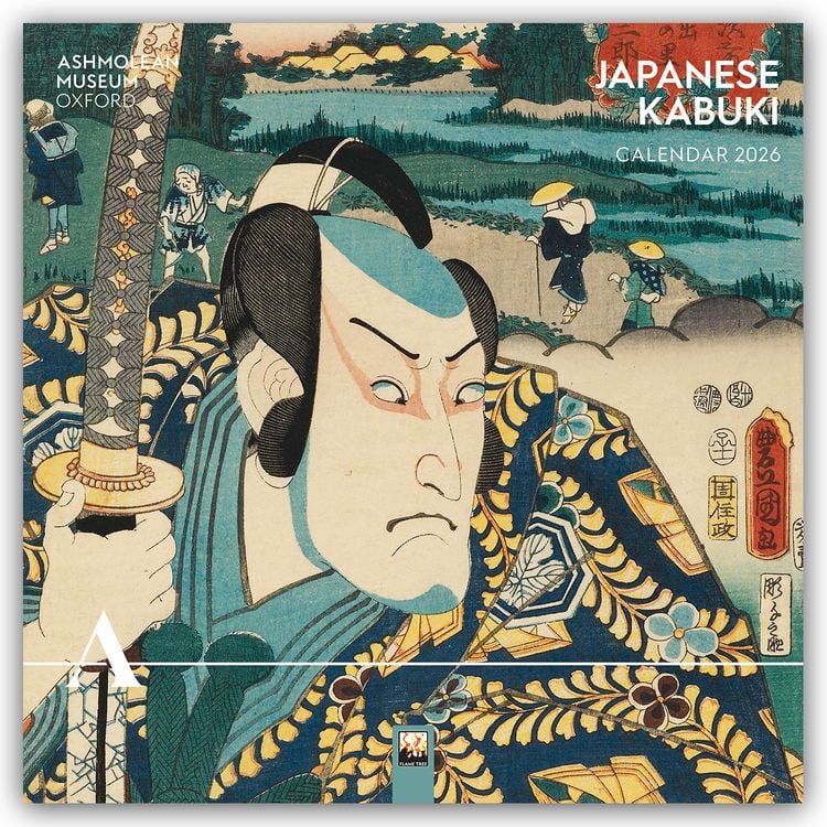 Produktbild: Japanese Kabuki – Klassisches Japanisches Theater 2026 – Original Flame Tree Publishing-Kalender [Kalender]