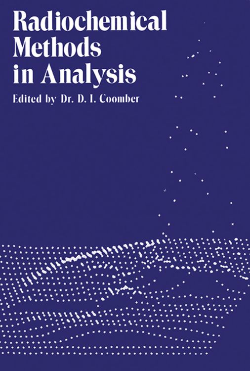 Produktbild: Radiochemical Methods in Analysis