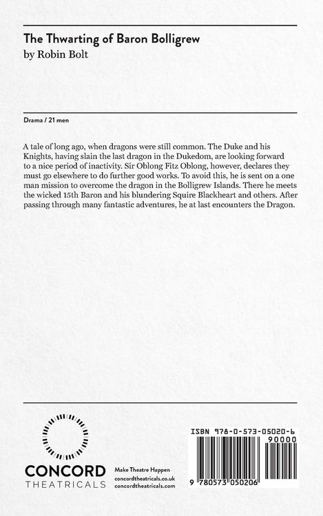 Produktbild: The Thwarting of Baron Bolligrew