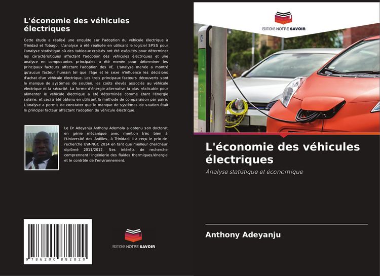 Produktbild: L'&eacute;conomie des v&eacute;hicules &eacute;lectriques