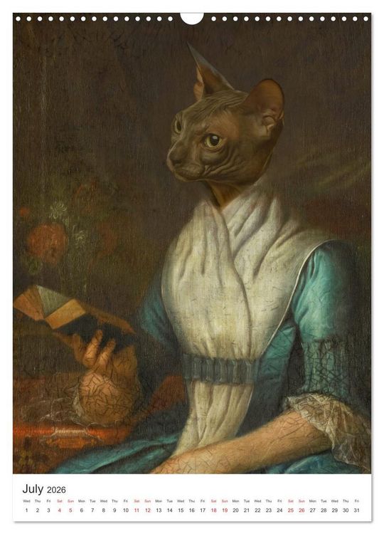 Produktbild: Aristocrat Cats (Wall Calendar 2026 DIN A3 portrait), CALVENDO 12 Month Wall Calendar