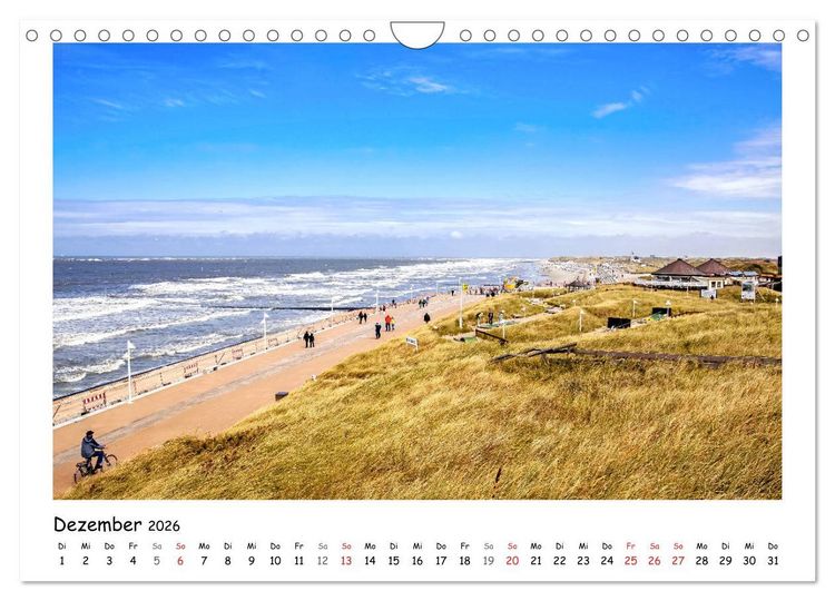 Produktbild: Norderney. Meine ostfriesische Insel (Wandkalender 2026 DIN A4 quer), CALVENDO Monatskalender