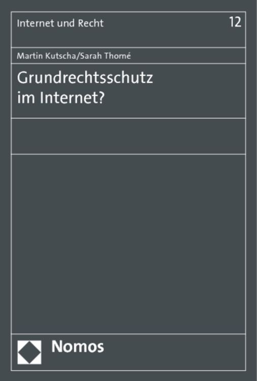 Produktbild: Grundrechtsschutz im Internet?