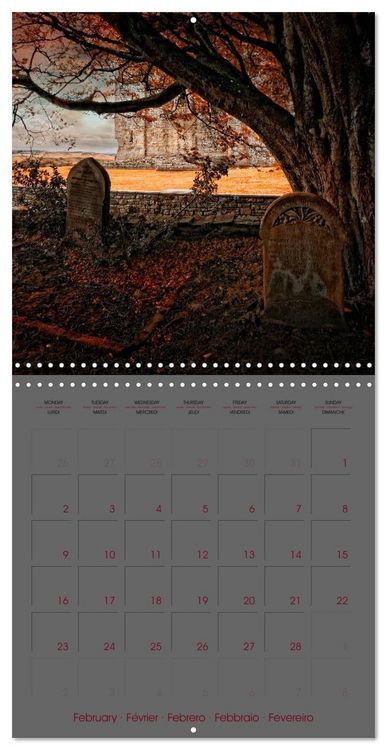 Produktbild: Gothic - Awaiting Darkness (Wall Calendar 2026 12 &times; 12 Inch) CALVENDO 12 Month Wall Calendar