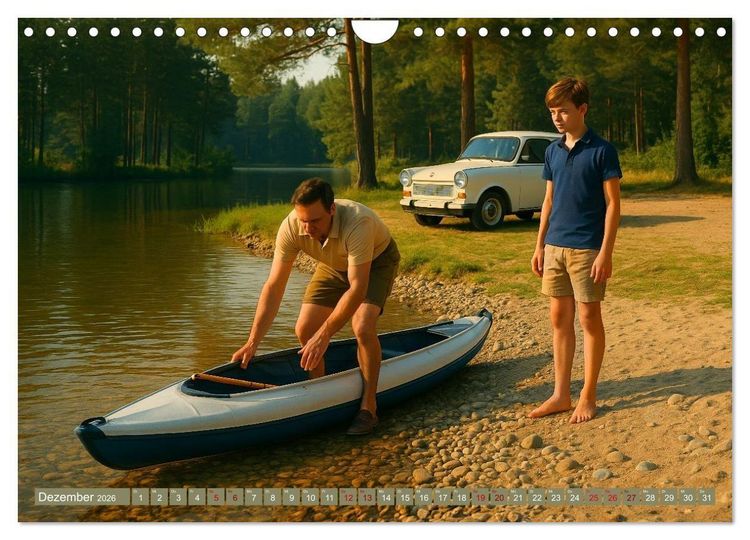 Produktbild: Alltagsgeschichten mit Trabant (Wandkalender 2026 DIN A4 quer), CALVENDO Monatskalender