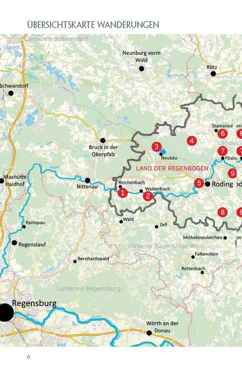 Produktbild: Wanderf&uuml;hrer K&ouml;tztinger Land & Land der Regenbogen