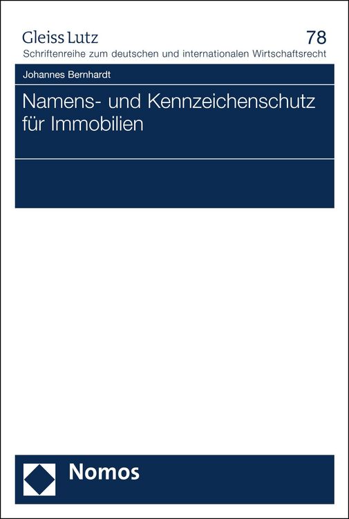 Bild vom Artikel Namens- und Kennzeichenschutz für Immobilien vom Autor Johannes Bernhardt