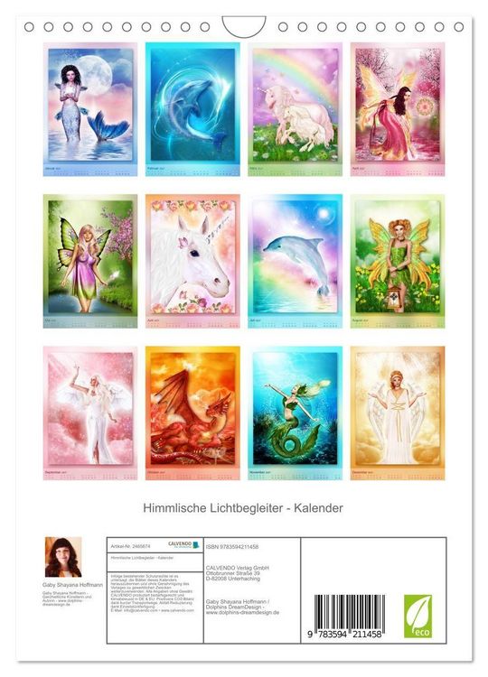 Produktbild: Himmlische Lichtbegleiter - Kalender (Wandkalender 2027 DIN A4 hoch), CALVENDO Monatskalender