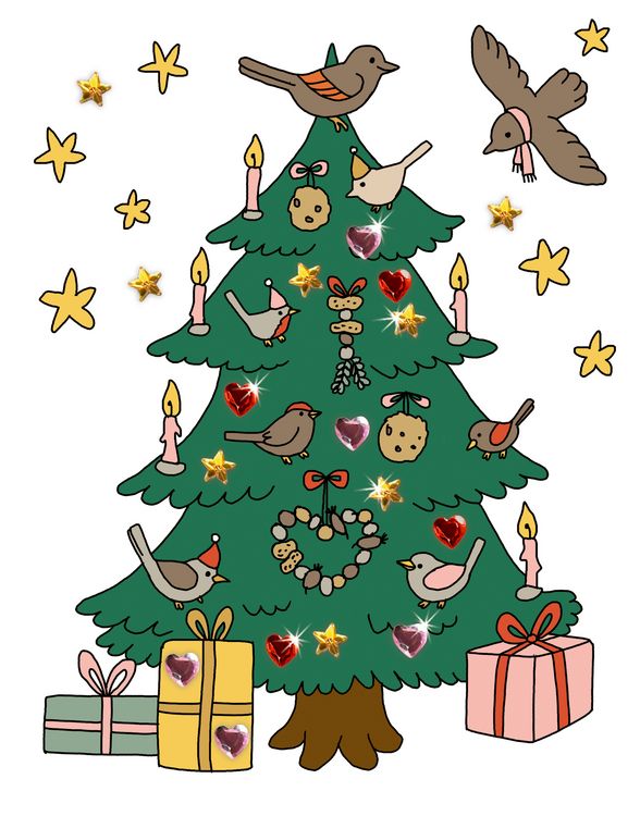 Produktbild: Malblock mit Glitzersteinchen &ndash; Frohe Weihnachten!