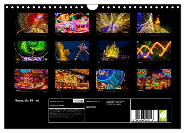 Produktbild: Gesmolder Kirmes (Wandkalender 2026 DIN A4 quer), CALVENDO Monatskalender
