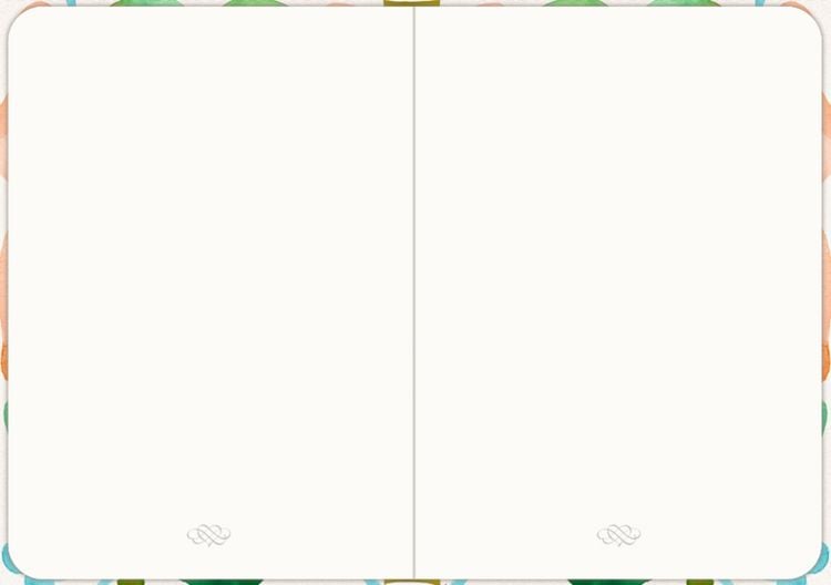Produktbild: Notizbuch DIN A6 &ndash; Just Notes (Orange Flower)