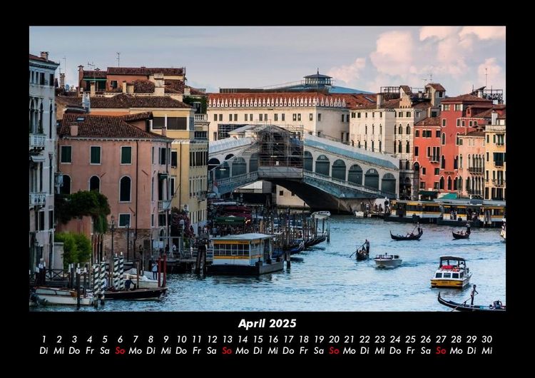 Produktbild: Venedig 2025 Fotokalender DIN A3