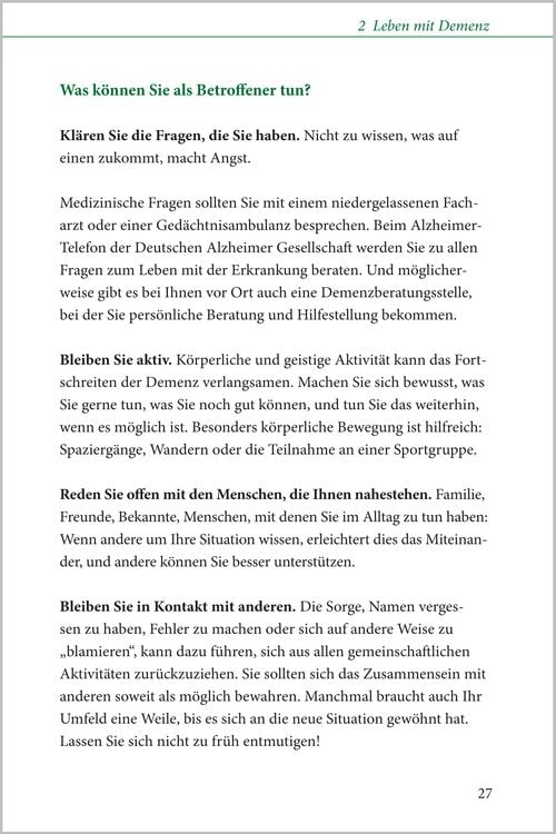 Produktbild: Demenz - der kompakte Ratgeber