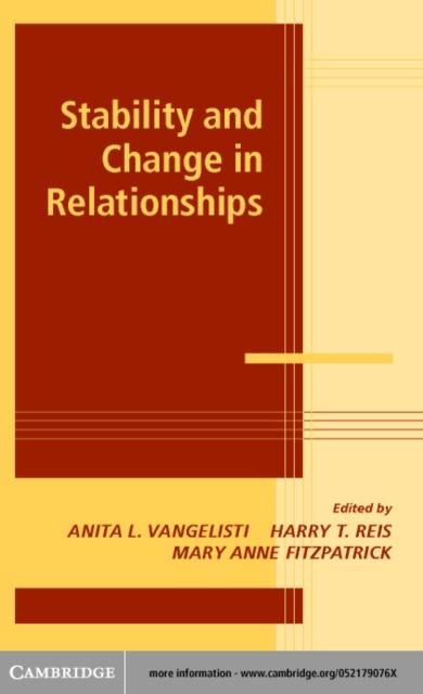 Produktbild: Stability and Change in Relationships