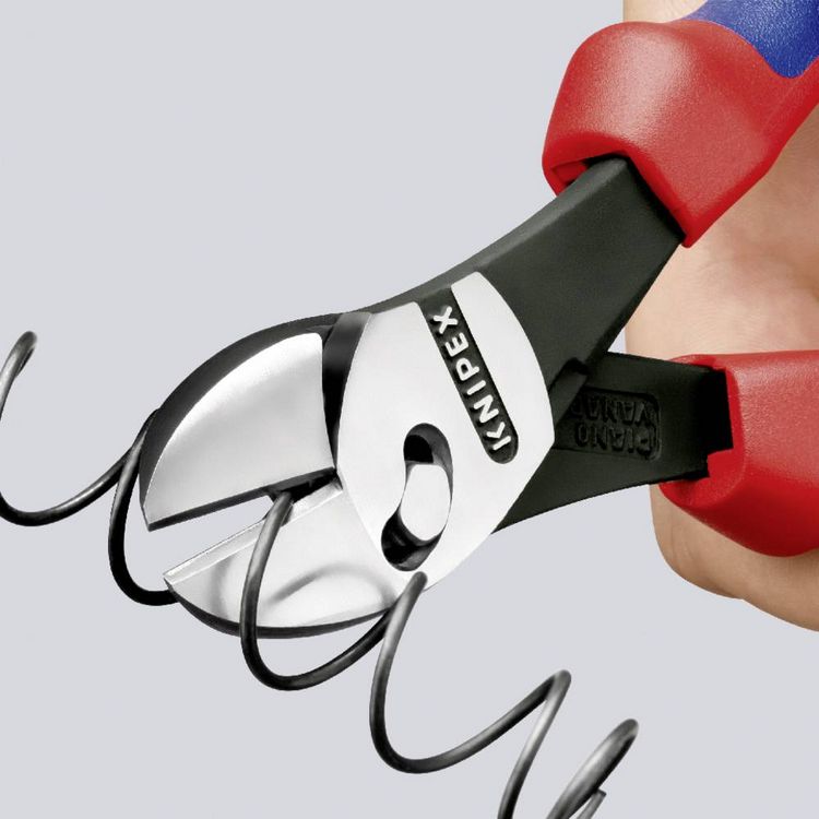 Produktbild: Knipex TwinForce 73 72 180 Werkstatt Kraft-Seitenschneider mit Facette 180mm