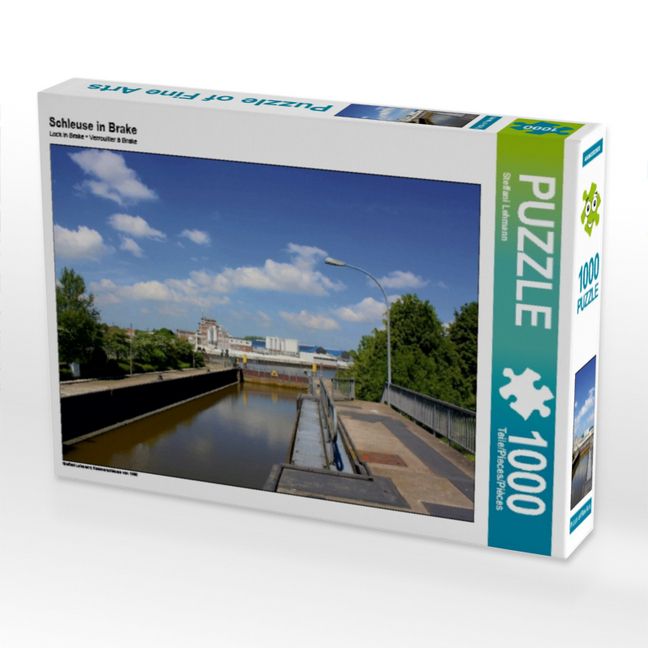 Produktbild: CALVENDO Puzzle Schleuse in Brake | 1000 Teile Lege-Gr&ouml;&szlig;e 64x48cm Foto-Puzzle f&uuml;r gl&uuml;ckliche Stunden