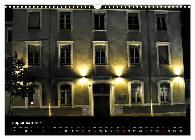 Produktbild: Lyon Magie de la lumi&egrave;re (Calendrier mural 2026 DIN A3 vertical), CALVENDO calendrier mensuel