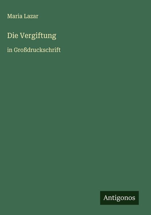 Produktbild: Die Vergiftung
