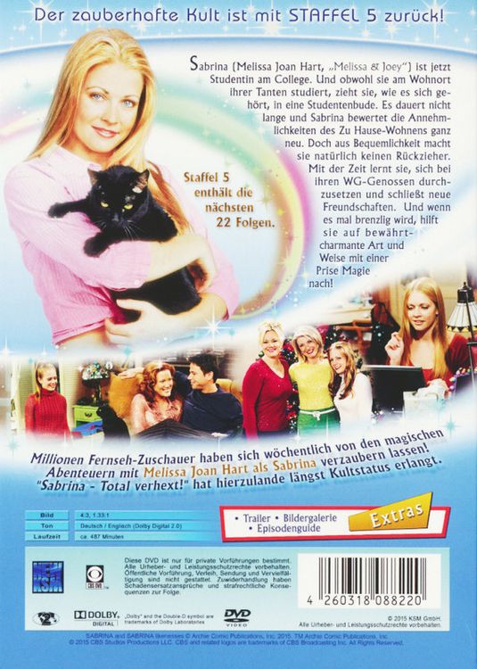 Produktbild: Sabrina - Die komplette Staffel 5 [4 DVDs]