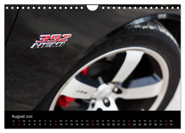 Produktbild: Dodge Challenger SRT8 (Wandkalender 2026 DIN A4 quer), CALVENDO Monatskalender