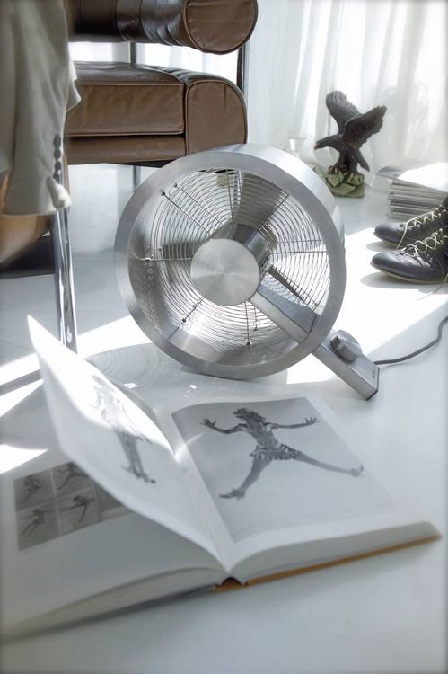 Produktbild: Stadler Form Q Bodenventilator 40W (&Oslash; x H) 43cm x 360mm Metal-brushed