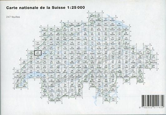 Produktbild: Swisstopo 1 : 25 000 Travers