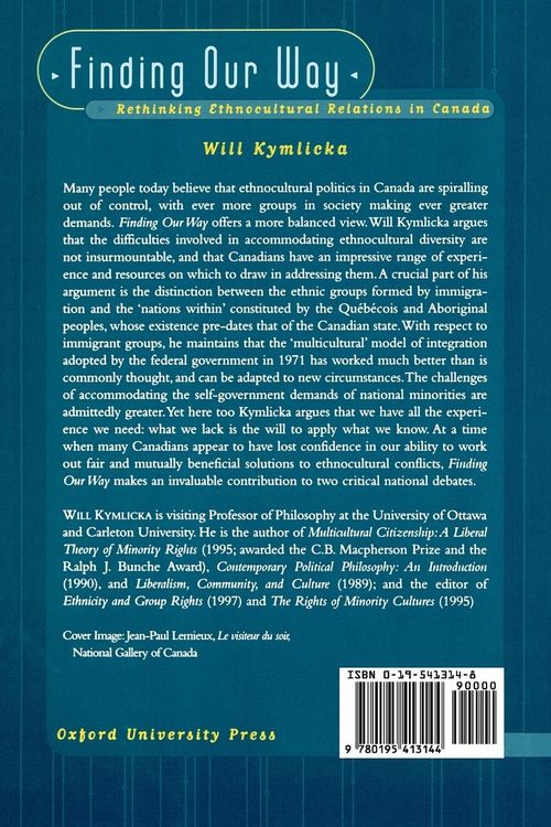 Produktbild: Finding Our Way (Rethinking Ethnocultural Relations in Canada)