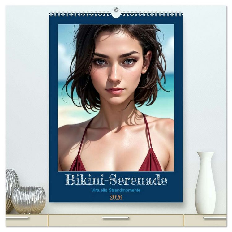 Produktbild: Bikini-Serenade (hochwertiger Premium Wandkalender 2026 DIN A2 hoch), Kunstdruck in Hochglanz