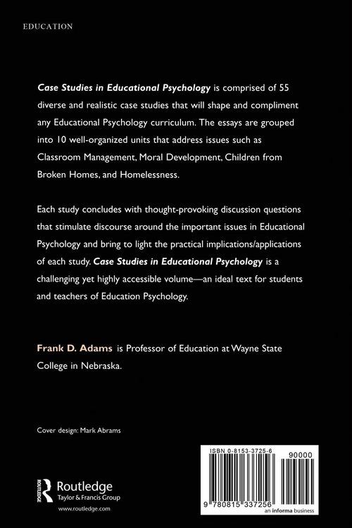 Produktbild: Case Studies in Educational Psychology