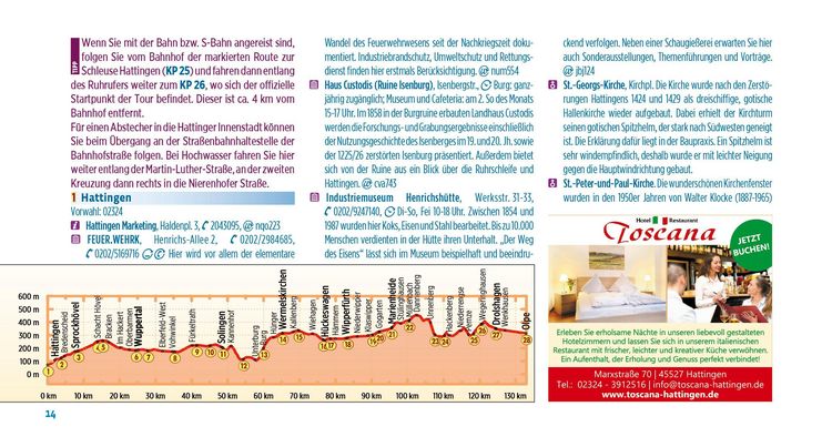 Produktbild: Bahntrassen- und Fluss-Radwege Bergisches Land