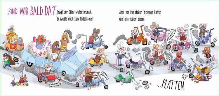 Produktbild: Sind wir bald da? Kroko, Fuchs und Pfau &ndash; alle stehen im Stau