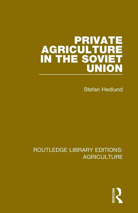 Produktbild: Private Agriculture in the Soviet Union