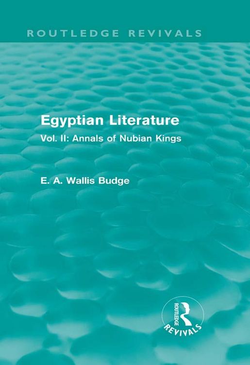Produktbild: Egyptian Literature (Routledge Revivals)