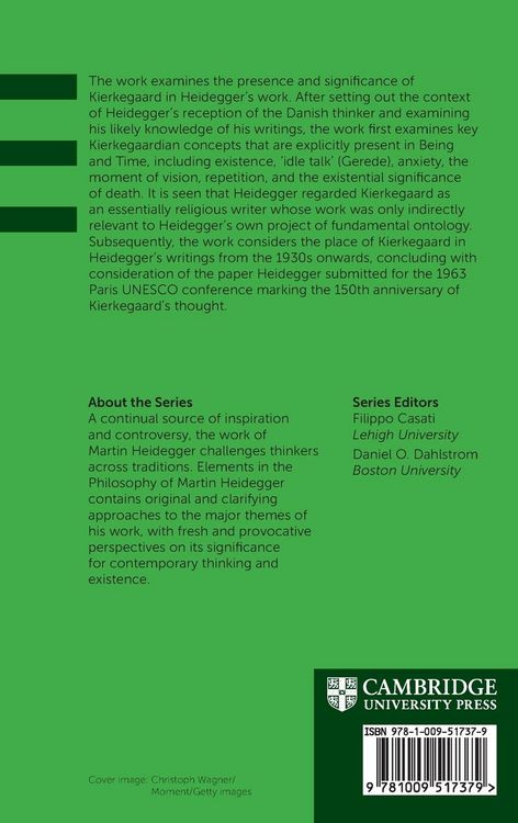 Produktbild: Heidegger and Kierkegaard