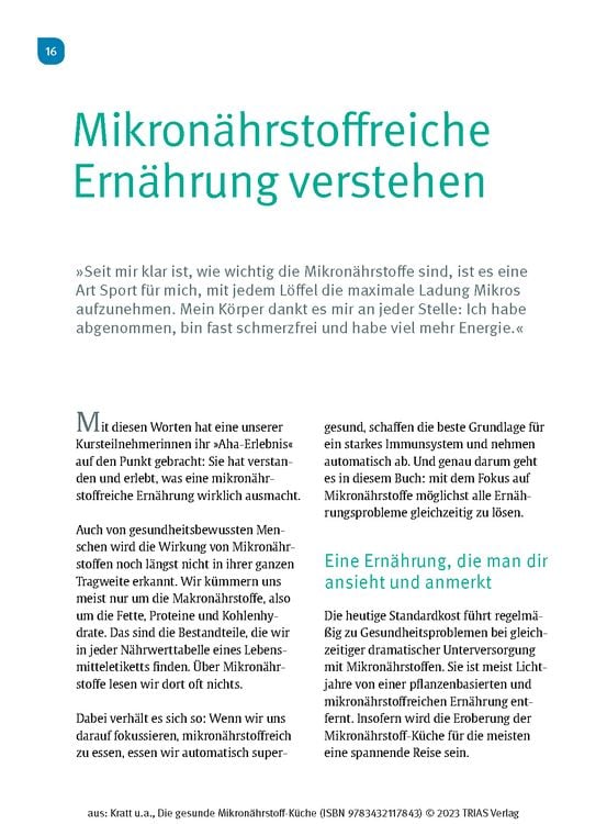 Produktbild: Die gesunde Mikronährstoff-Küche