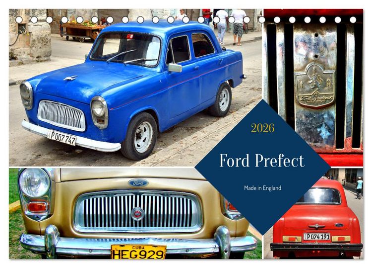 Produktbild: Ford Prefect - Made in England (Tischkalender 2026 DIN A5 quer), CALVENDO Monatskalender