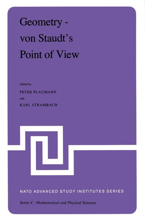 Produktbild: Geometry &mdash; von Staudt&rsquo;s Point of View